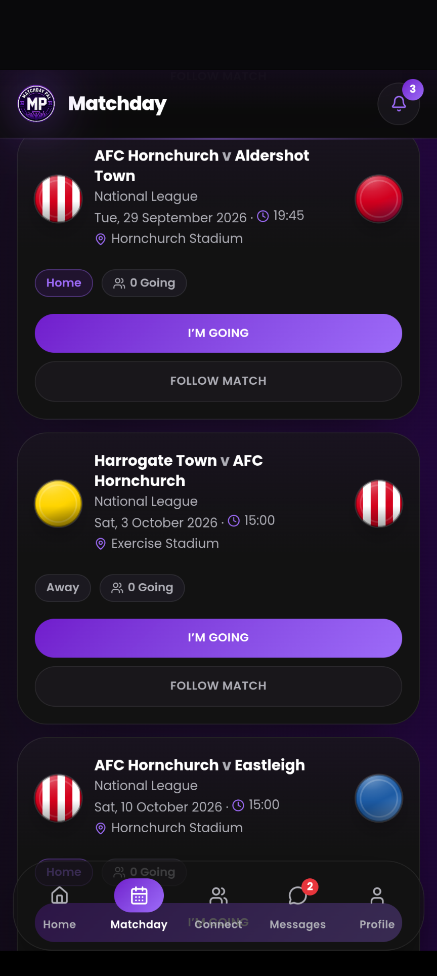 Approved planning screenshot required